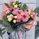 Букет "Рожевий чізкейк"