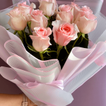 Букет “11 рожевих троянд”