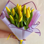 Букет “15 жовтих тюльпанів”