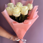 Букет “7 білих троянд”
